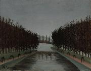 Henri Rousseau Le Canal oil painting artist